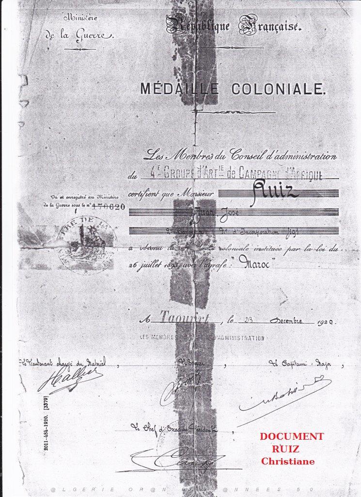 1 GUERRE 14-18 MON PERE RUIZ JUAN JOSE 6 Ministere de la guerre .jpg